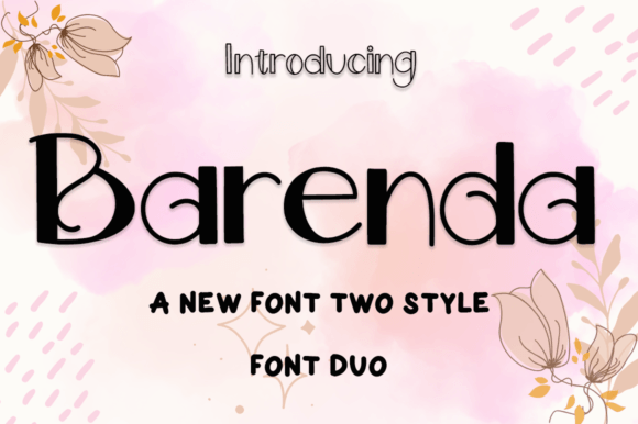 Barenda: A Stunning Font Pairing for Modern Designers