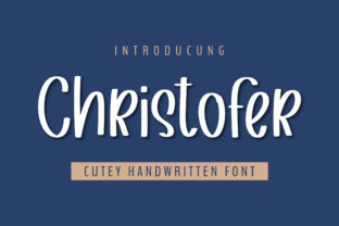 Christofer: A Cheerful Font for Original Designs