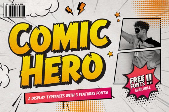 Comic Hero: The Playful and Strong Display Font