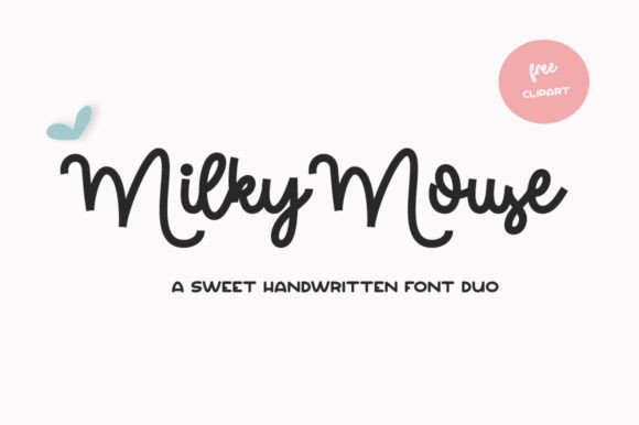 Discover the Playful Charm of the Milky Mouse Font