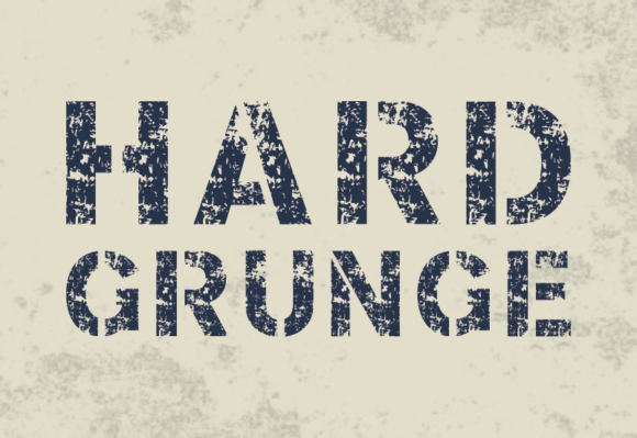 Hard Grunge: A Bold Sans-Serif Font for Edgy Designs