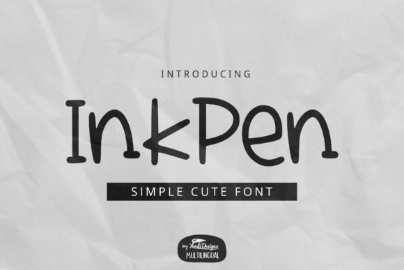 InkPen: A Quirky Handwritten Font for Creative Projects