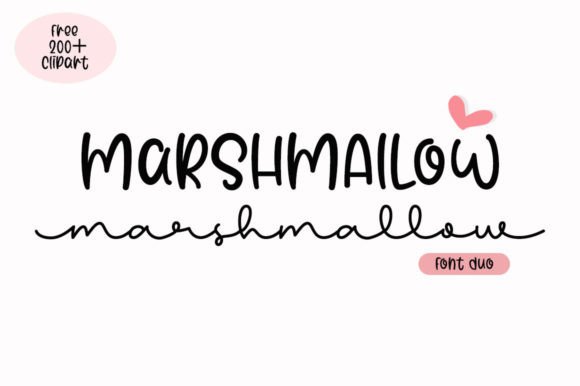 Marshmallow Duo: A Versatile Font for Creative Projects