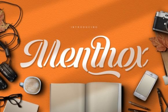 Menthox: A Unique Script Font with a Decorative Edge