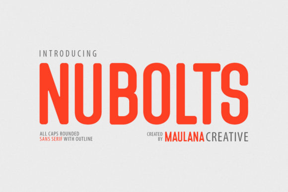 Nubolts: A Bold Sans Serif for Modern Design
