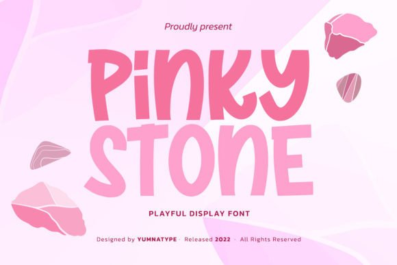 Pinky Stone: A Fun and Feminine Display Typeface