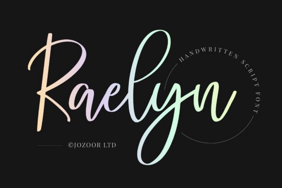 Raelyn: A Sweet Calligraphy Font for Elegant Design