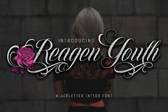 Reagen Youth: A Modern Blackletter Font for Bold Designs