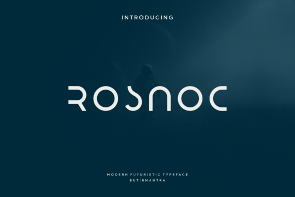 Rosnoc: The Futuristic Display Font for Modern Design