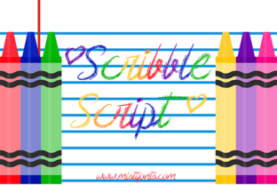 Scribble Script: The Fun, Crayon-Inspired Typeface