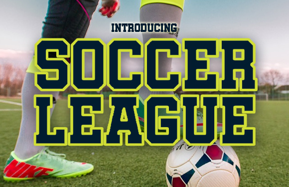 Soccer League: A Dynamic Athletic Typeface