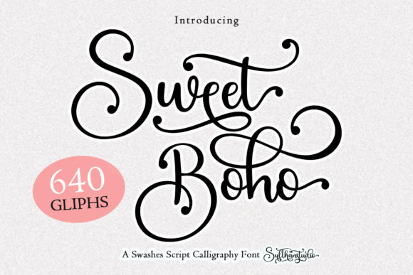 Sweet Boho: A Graceful Script for Elegant Designs