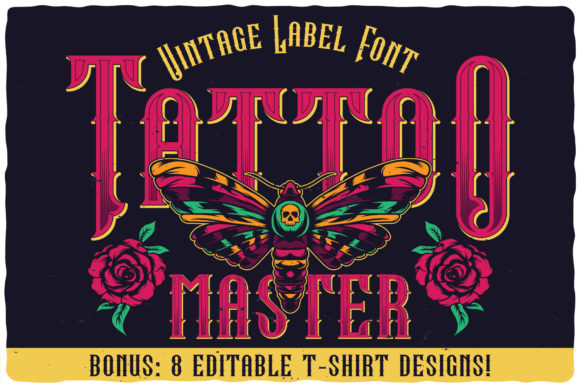 Tattoo Master: Bold Blackletter Font for Striking Designs