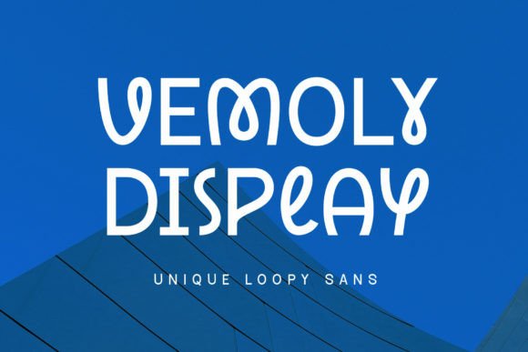 Vemoly Display: A Minimalist Sans Serif for Aesthetic Projects